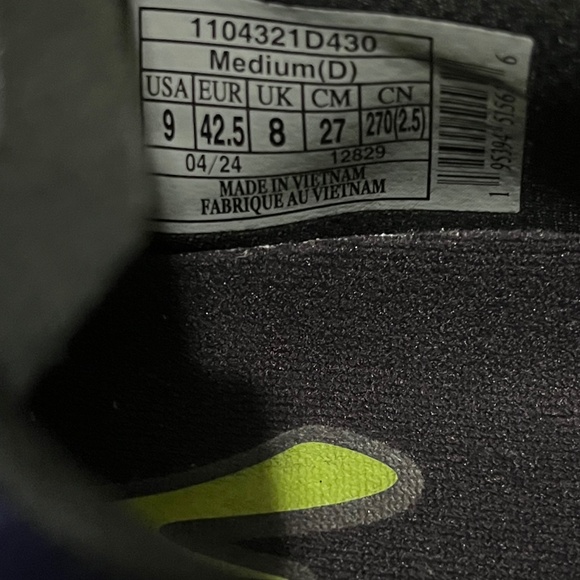 Brooks Hyperion 2 lightweight running shoes size 9 men’s - Picture 5 of 5